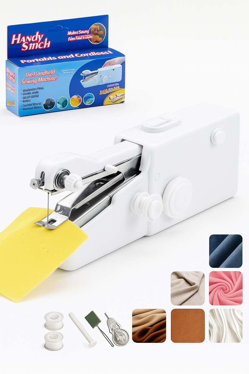 Mini Maquina De Coser De Mano Portátil -  “Cose donde quieras, cuando quieras — ¡portátil, práctica y poderosa!”
